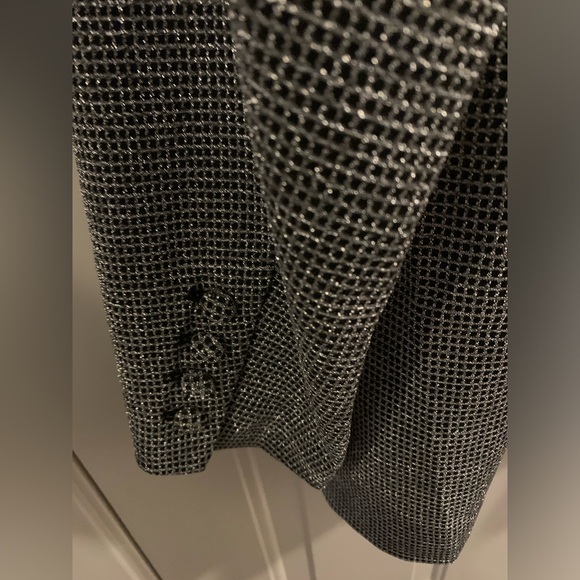 NWT Silver/ Black Sparkle Blazer and Pants Set- Size 3X - Picture 9 of 10